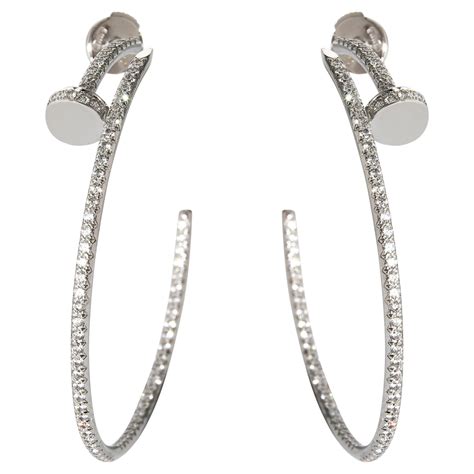 cartier nail earrings|cartier justin un clou earrings.